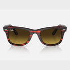 Ray-Ban Original Bio-Acetate Wayfarer in Polished Striped Red