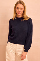 ASPIGA Alpaca Blend Puff Sleeve Jumper