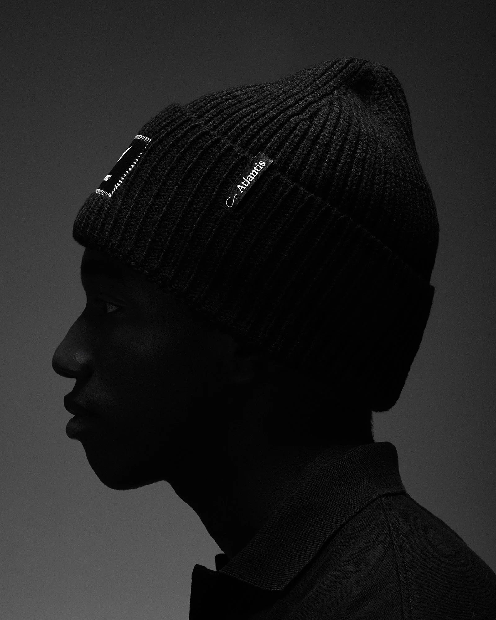 All Blacks® Oak Wide-Rib Black Beanie
