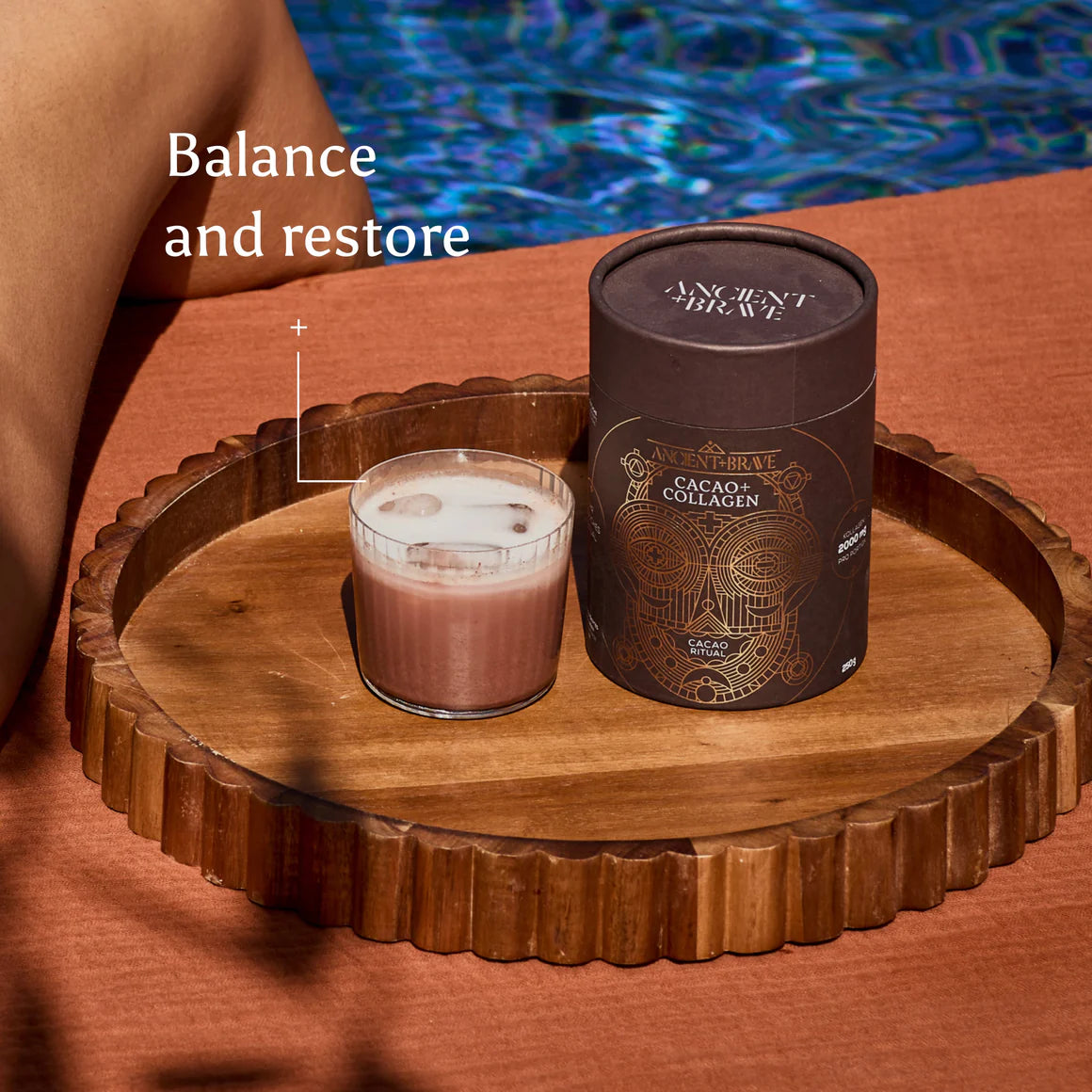 Ancient + Brave Cacao + Collagen Powder