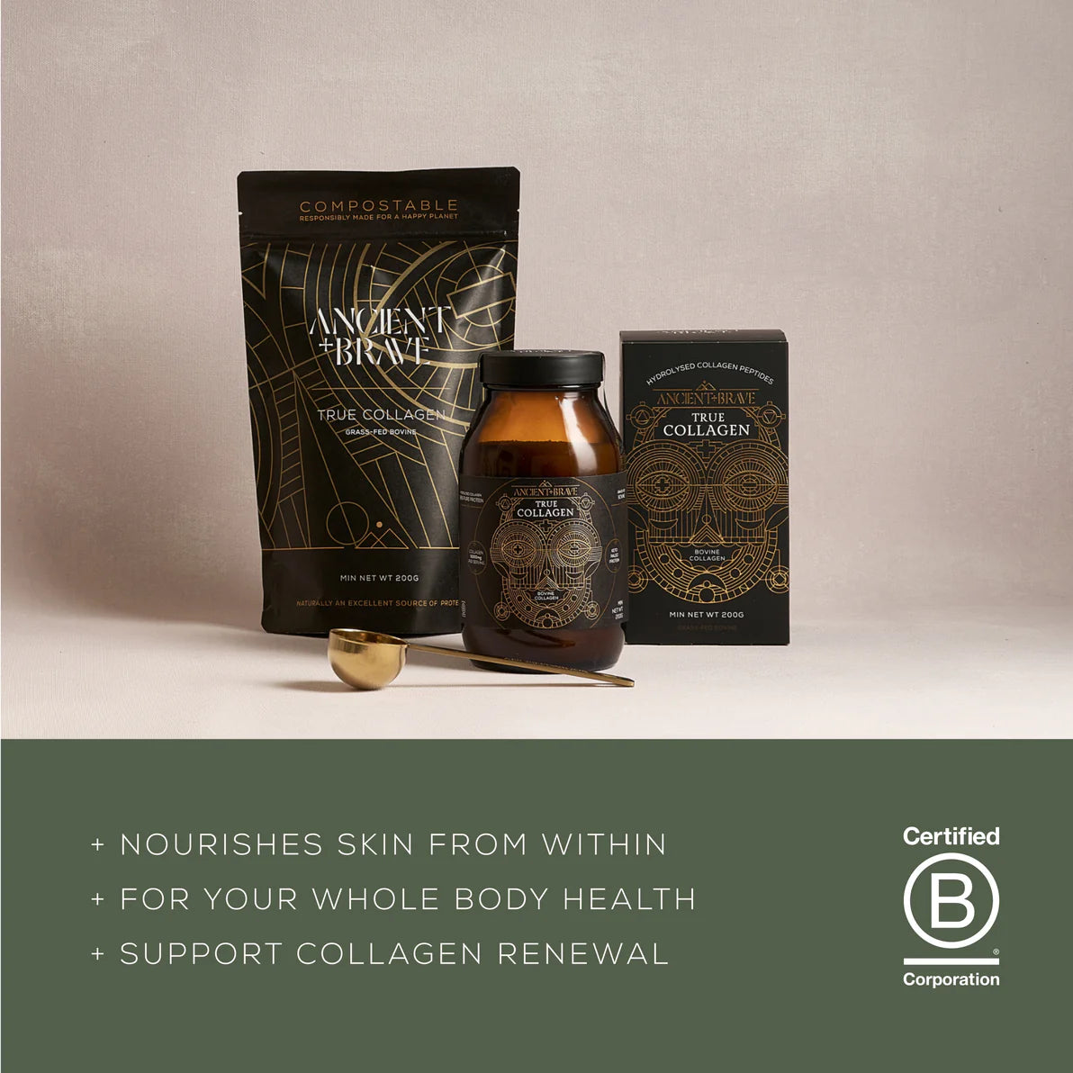 Ancient + Brave True Collagen Powder