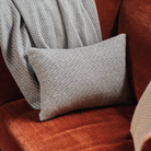 Araminta Campbell Grey Alpaca Oblong Cushion