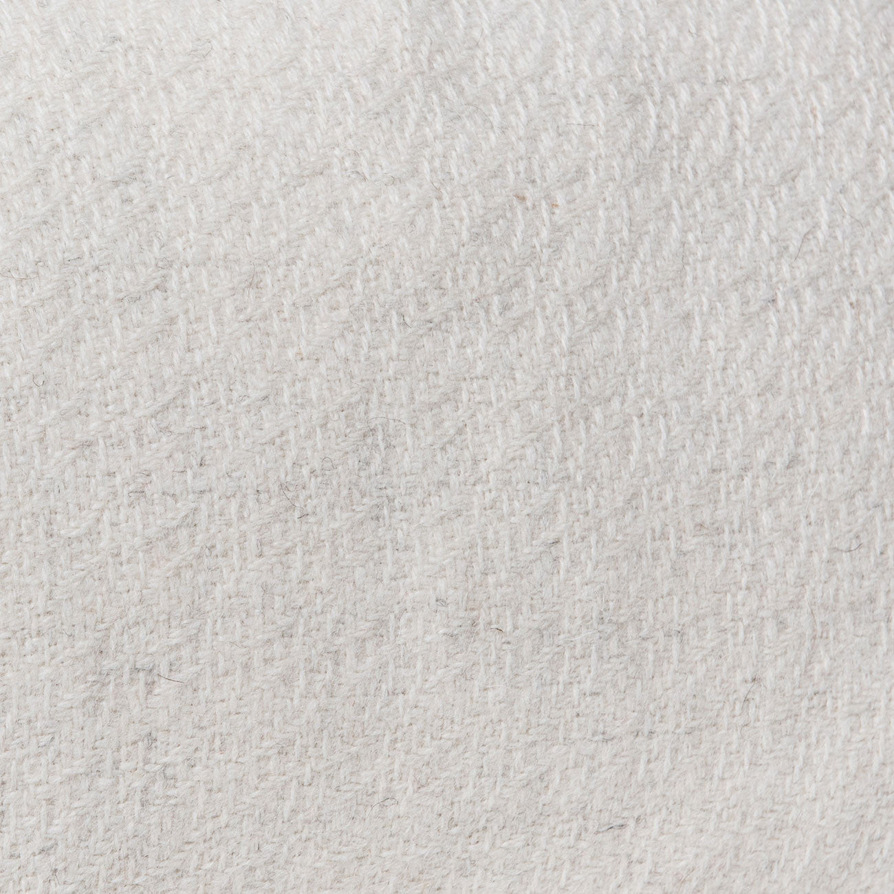 Araminta Campbell White Alpaca Oblong Cushion