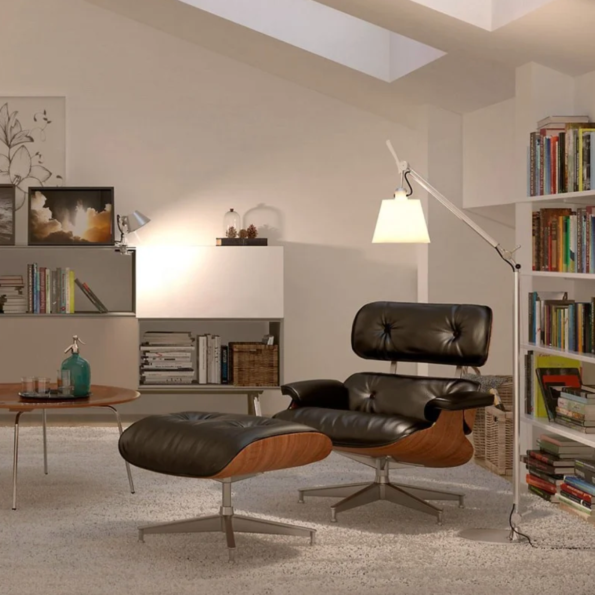 Artemide Tolomeo Basculante Reading Floor Lamp