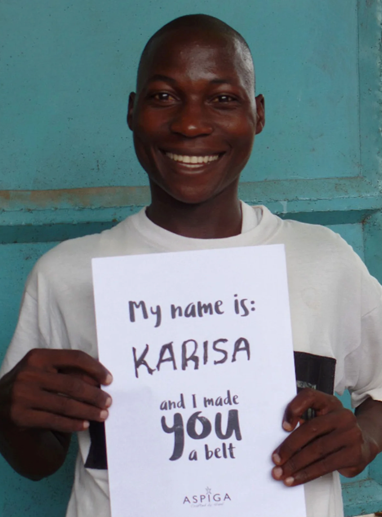 Aspiga Fully Beaded Triangle Belt