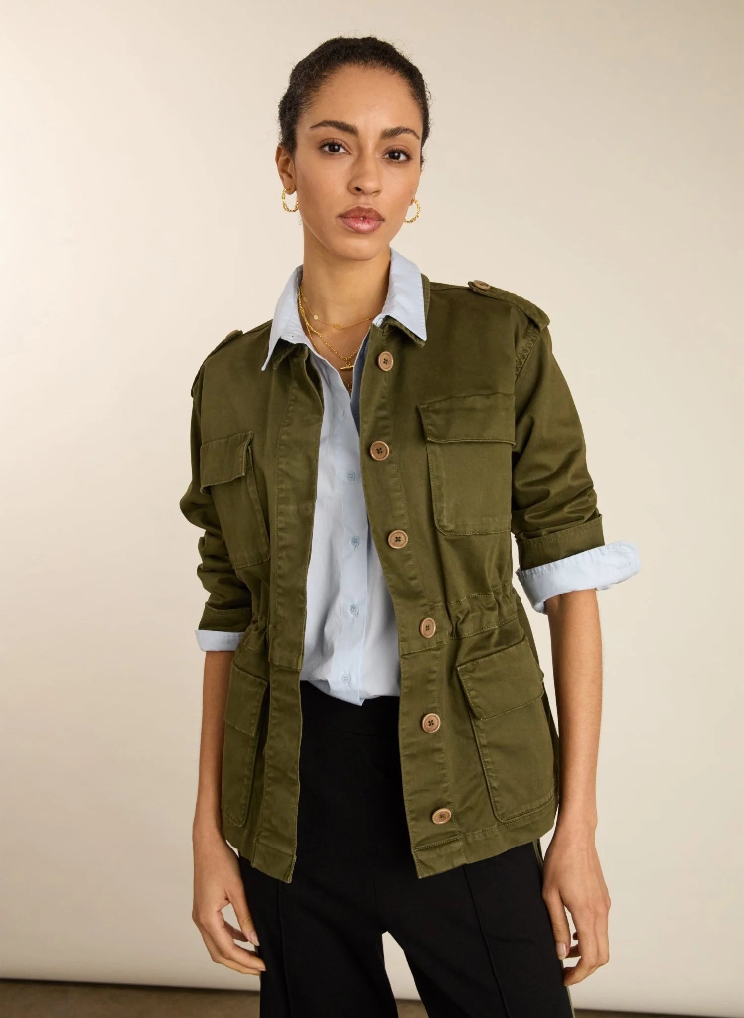 Baukjen Mattie Organic Cotton Cargo Jacket