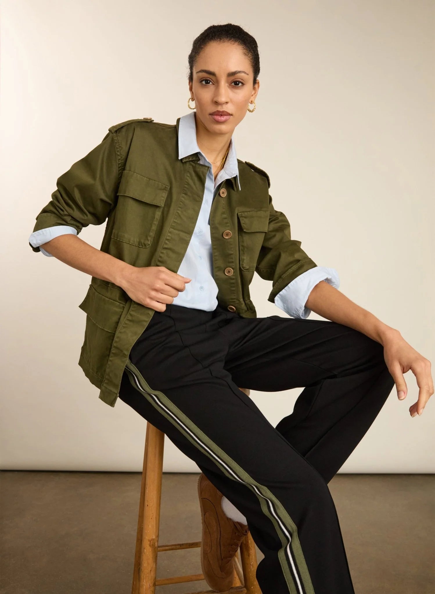 Baukjen Mattie Organic Cotton Cargo Jacket