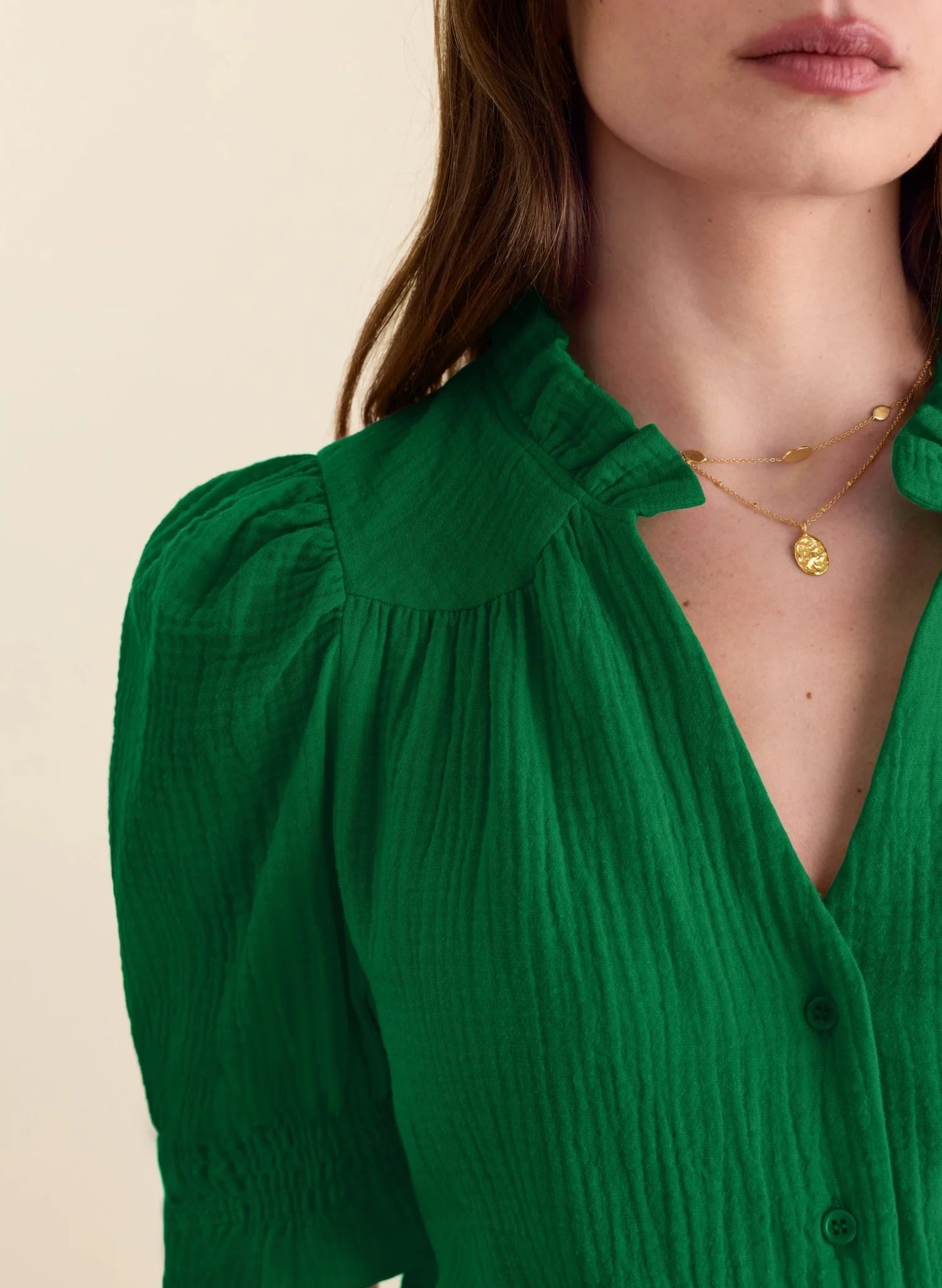 Baukjen Nolan Organic Cheesecloth Blouse
