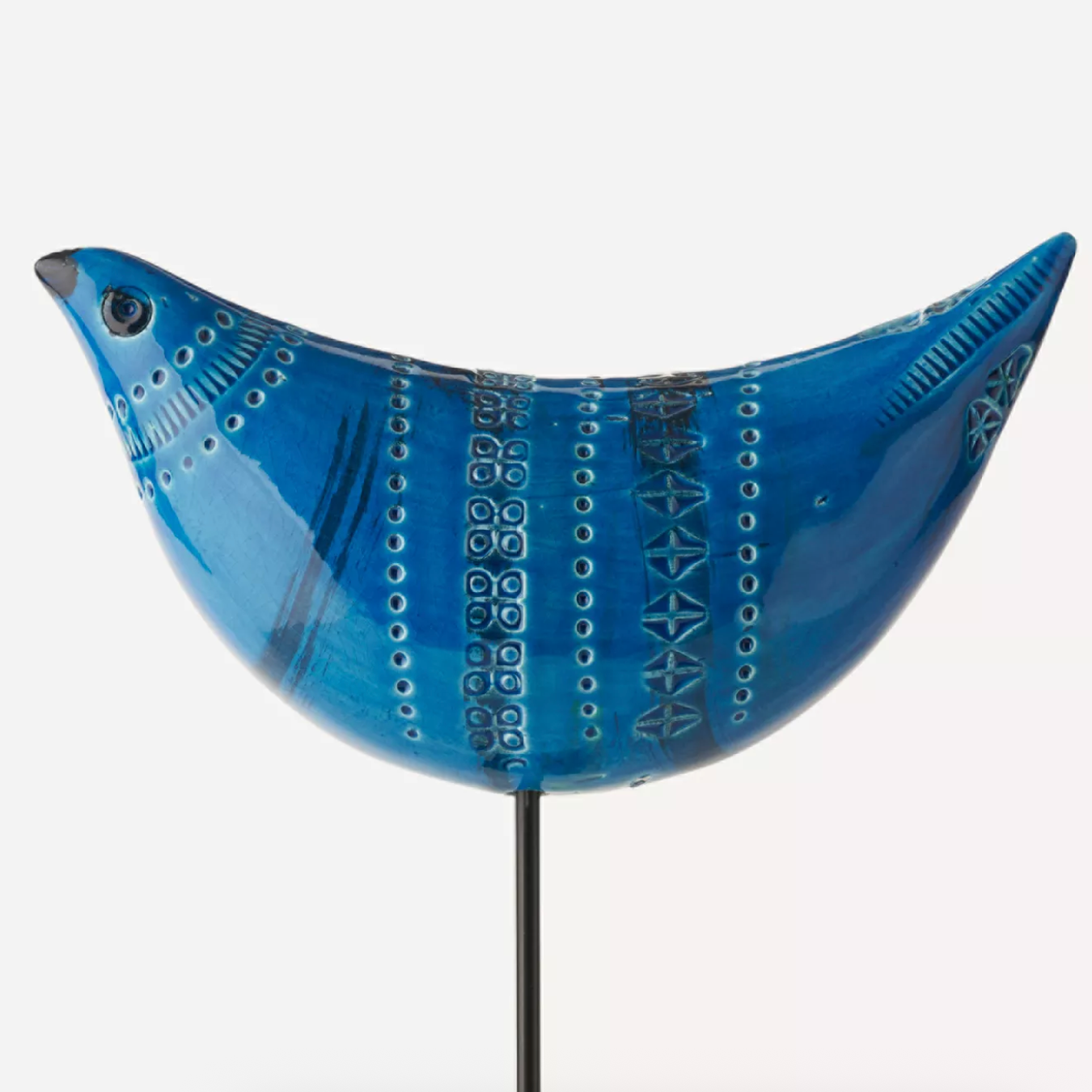 Bitossi Rimini Blu Ceramic Uccellino Figure
