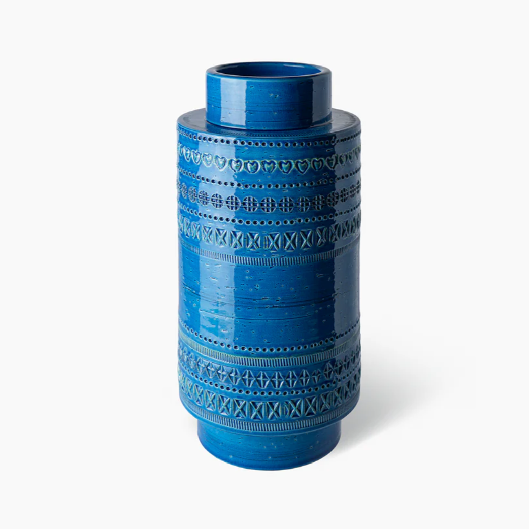 Bitossi Rimini Blu Rocchetto Vase