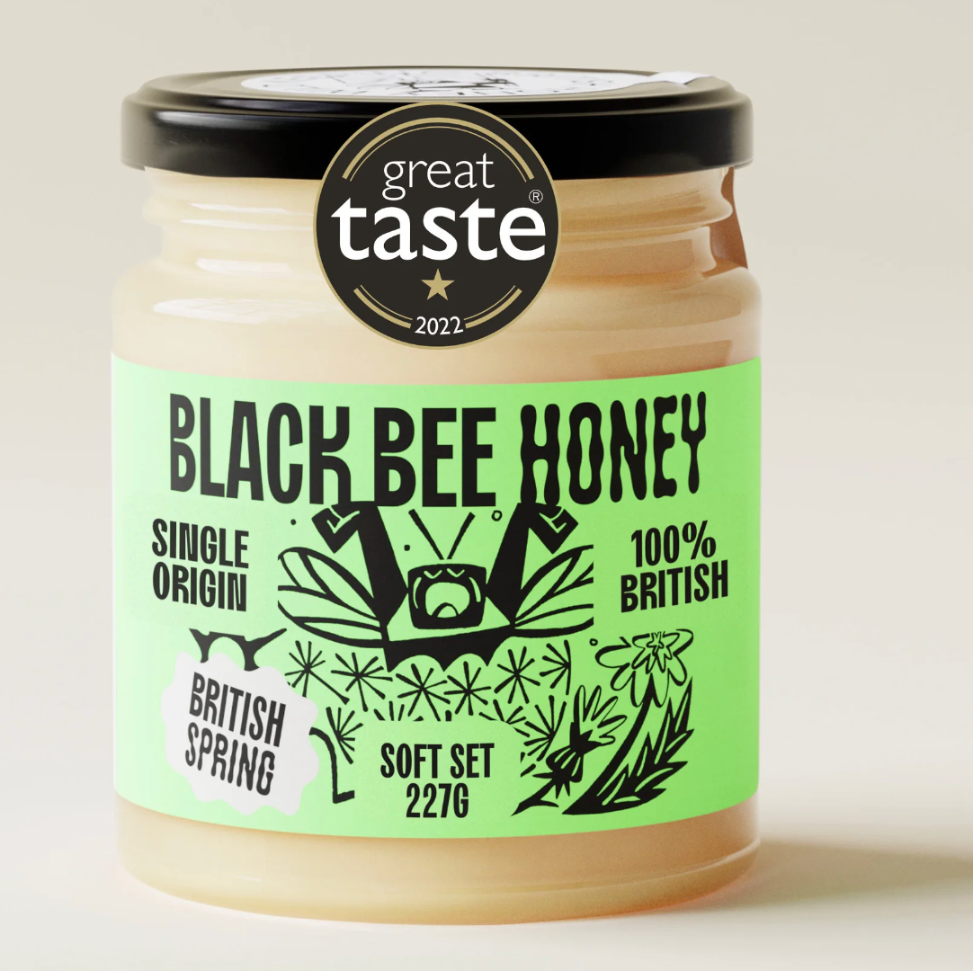 Black Bee Raw British Set Spring Honey