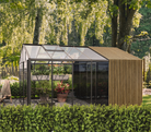 Bloom Cabin Limited Edition Aluminium Greenhouse with Accoya Elements