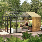 Bloom Cabin Limited Edition Aluminium Greenhouse with Accoya Elements