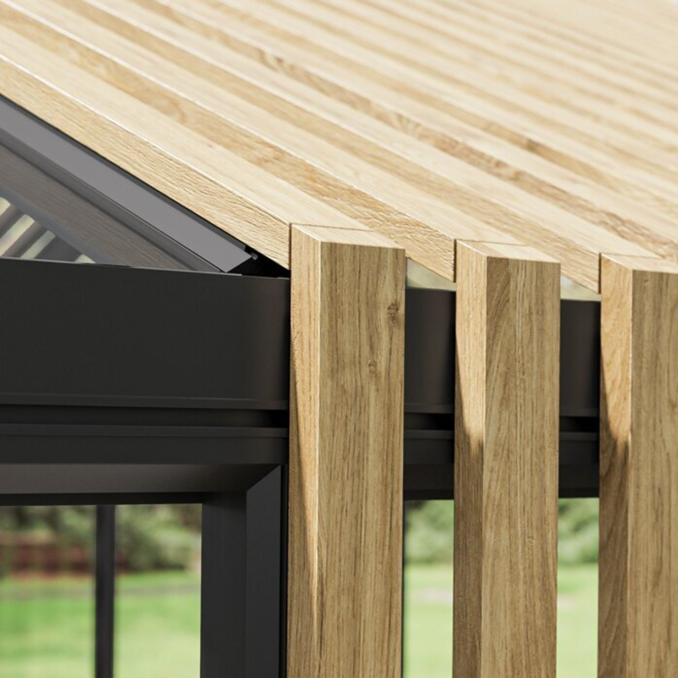 Bloom Cabin Limited Edition Aluminium Greenhouse with Accoya Elements