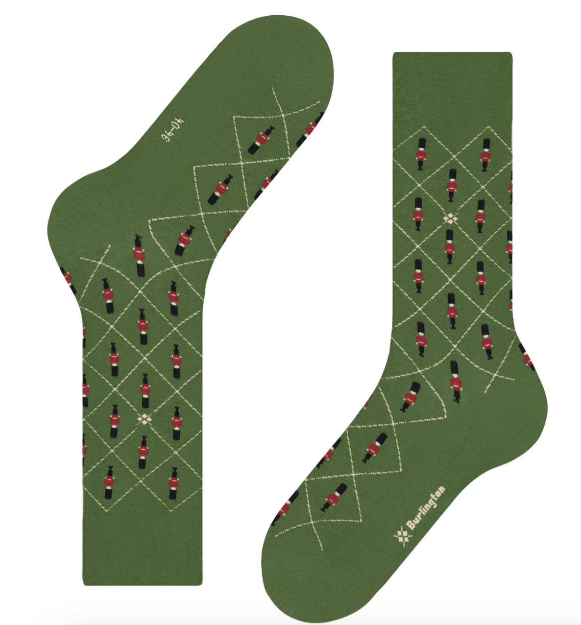 Burlington Guard Men Socks Fir Green