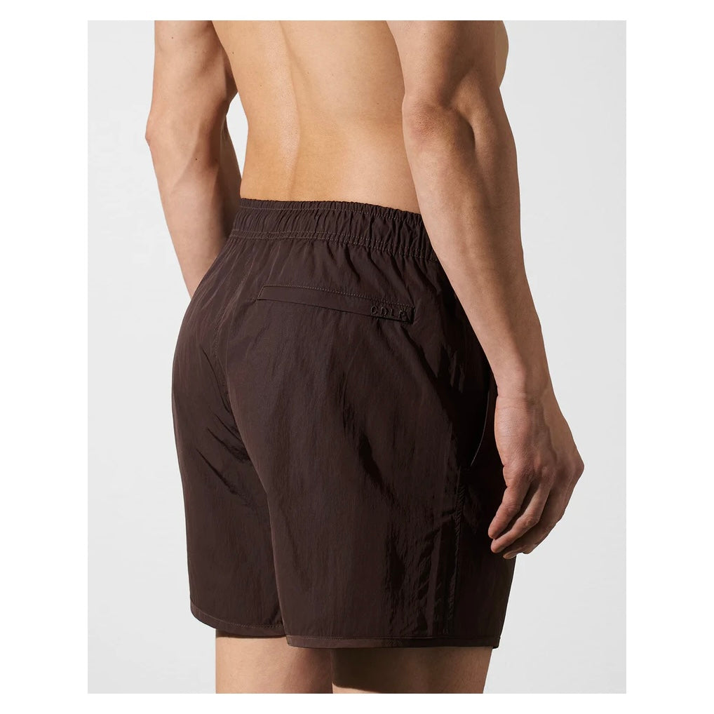 CDLP Swim Trunks Chocolate Paper Nylon