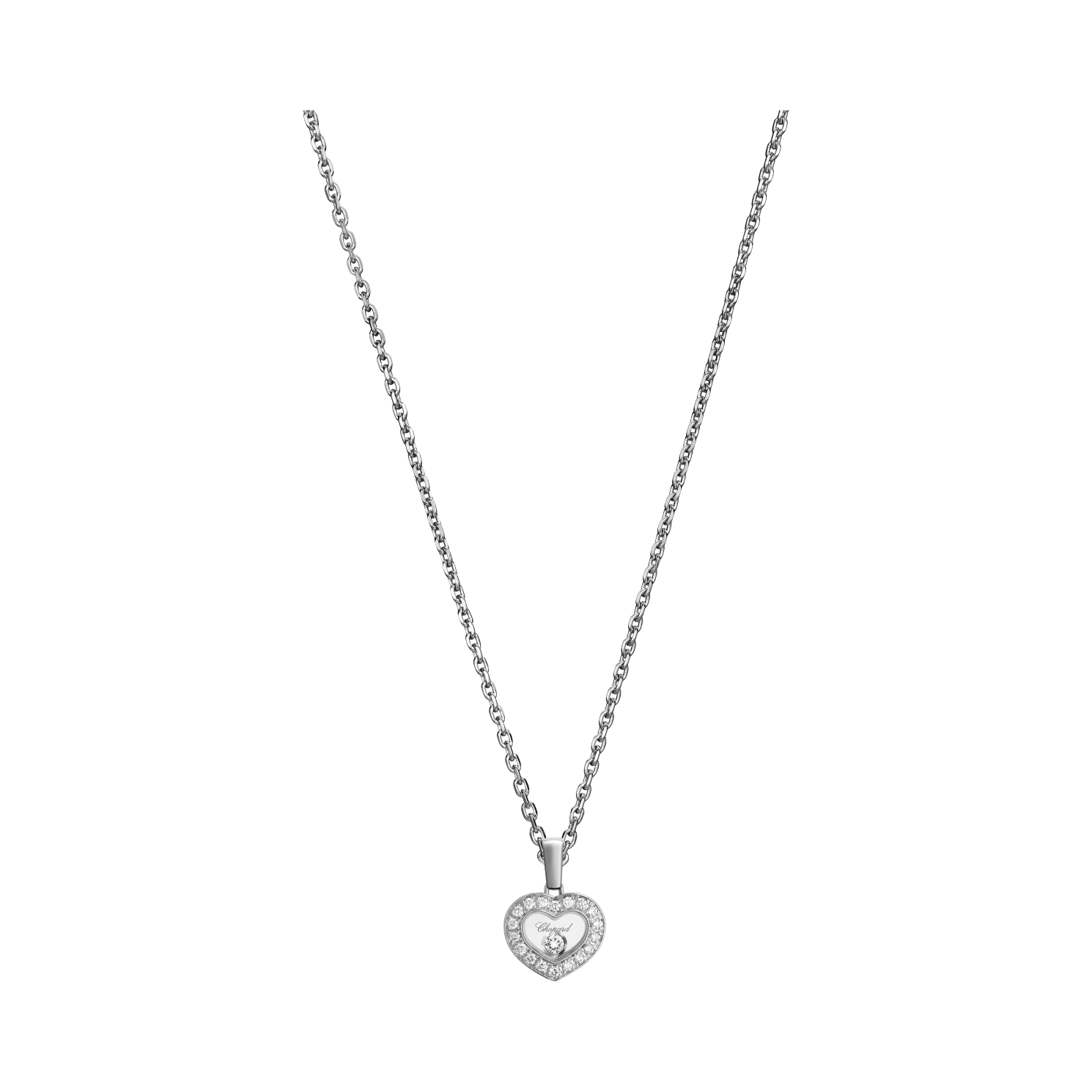 Chopard Happy Diamonds Icons Pendant Ethical White Gold Diamonds