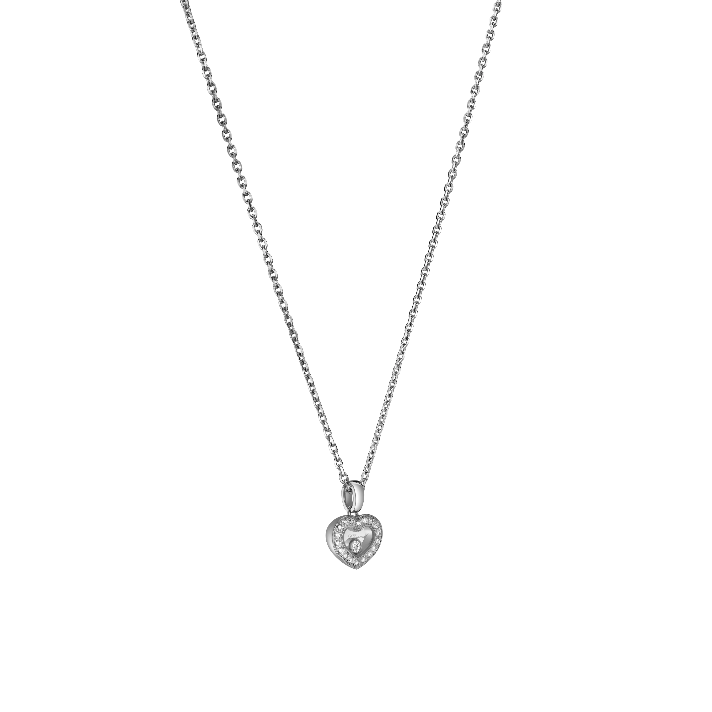 Chopard Happy Diamonds Icons Pendant Ethical White Gold Diamonds