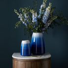 Denby Blue Haze Large Conical Vase