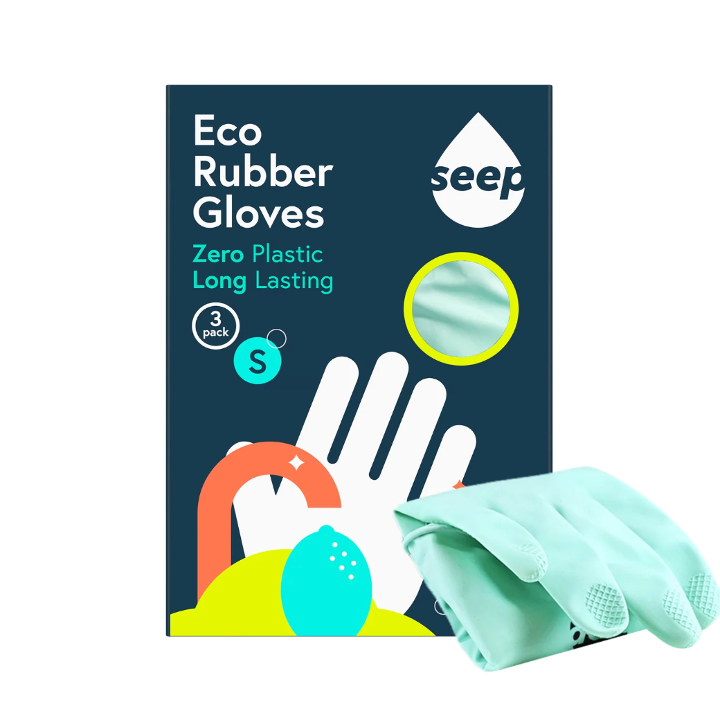 Seep Eco Rubber Gloves (3 pairs)