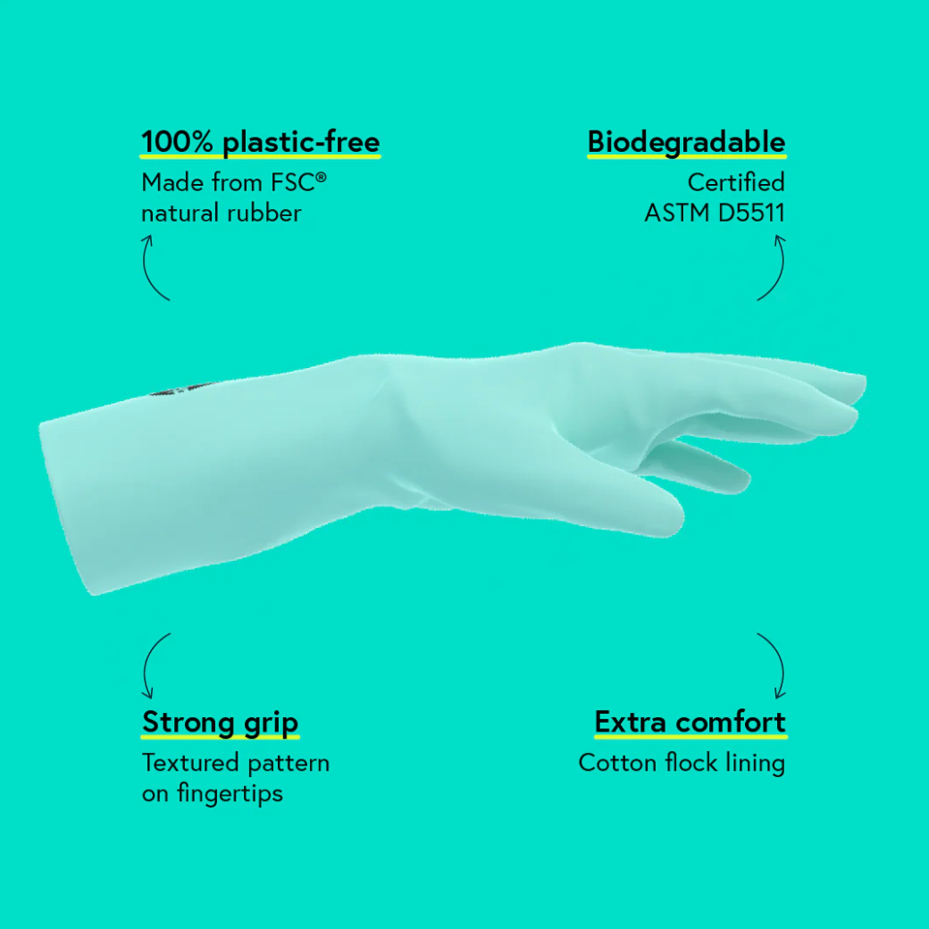 Seep Eco Rubber Gloves (3 pairs)