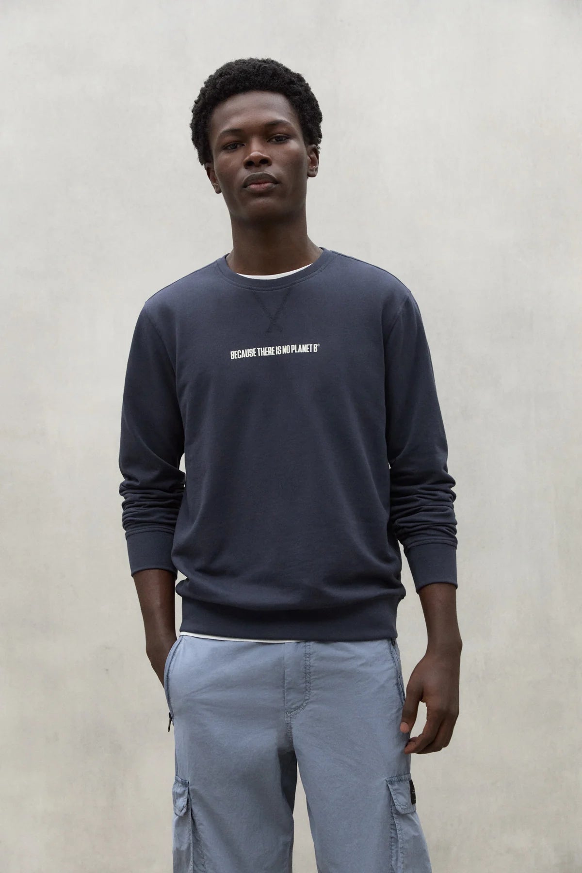 Ecoalf Navy Blue Disa Sweatshirt