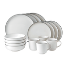 Gordon Ramsay Bread Street White 16 Piece Dinner Set by Royal Doulton