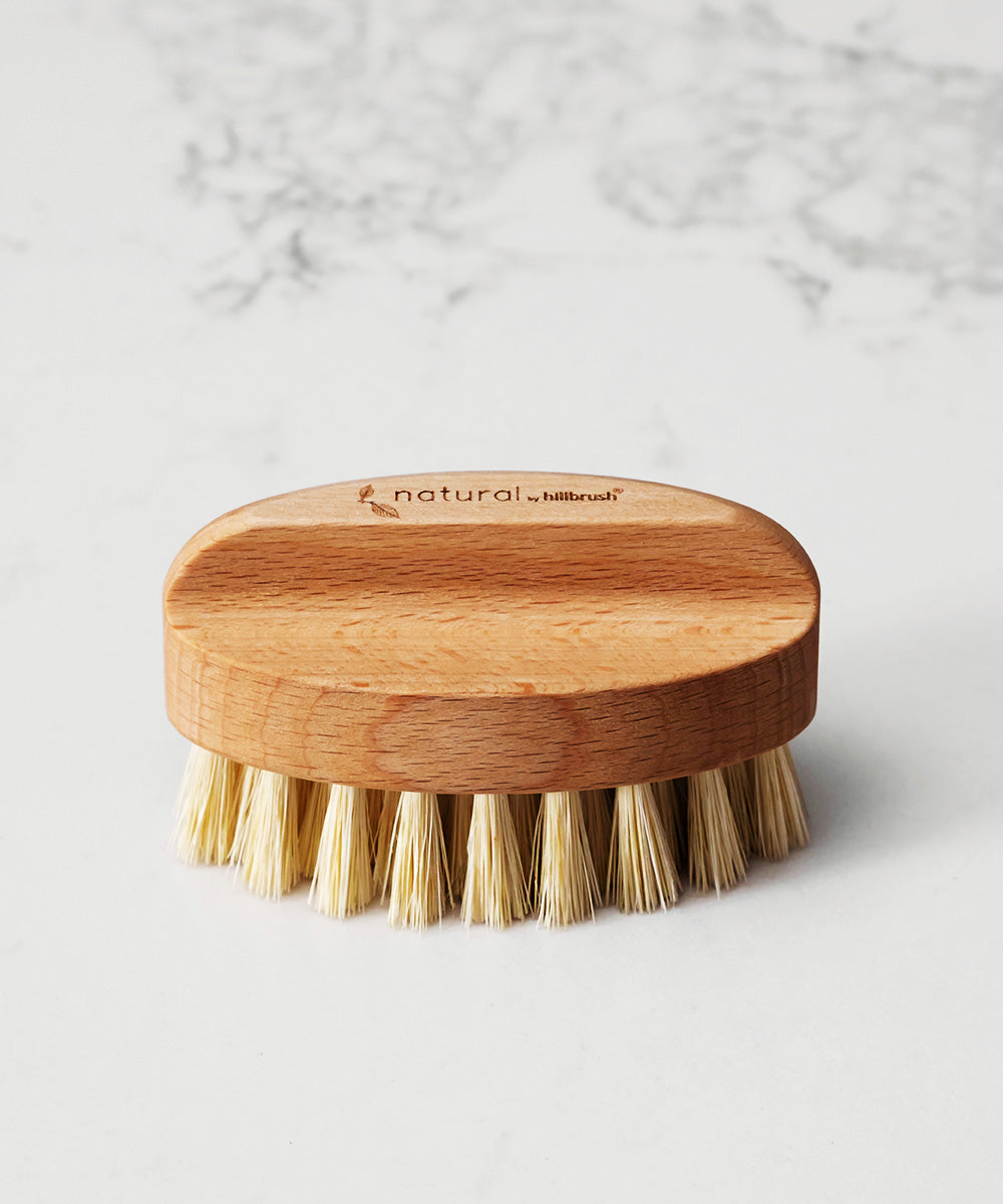 Hillbrush Natural Single Fill Nail Brush - Stiff Tampico