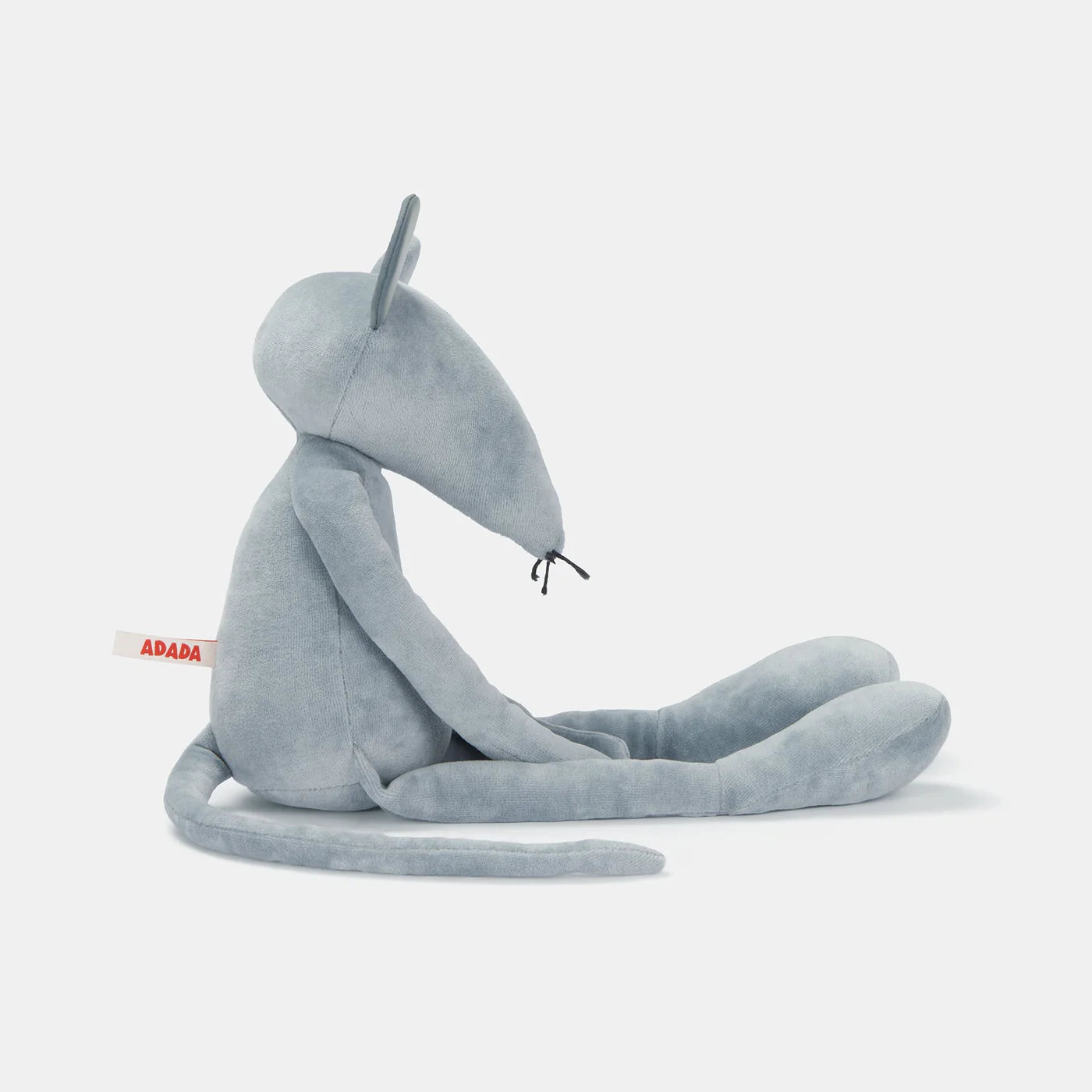 Hector the mouse light grey no clothes by Adada