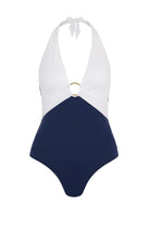 Heidi Klein Heron Bay Halterneck Ring Swimsuit