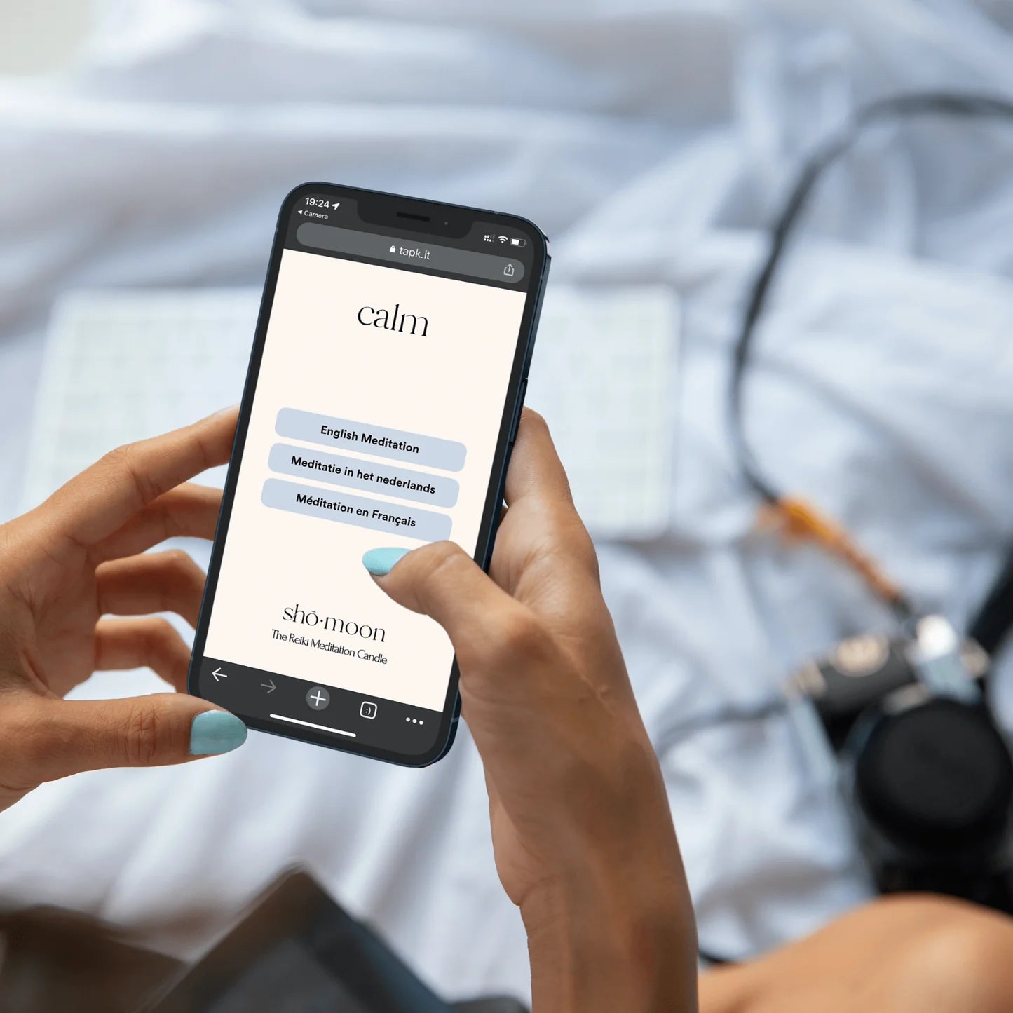 shō-moon Calm Meditation Candle