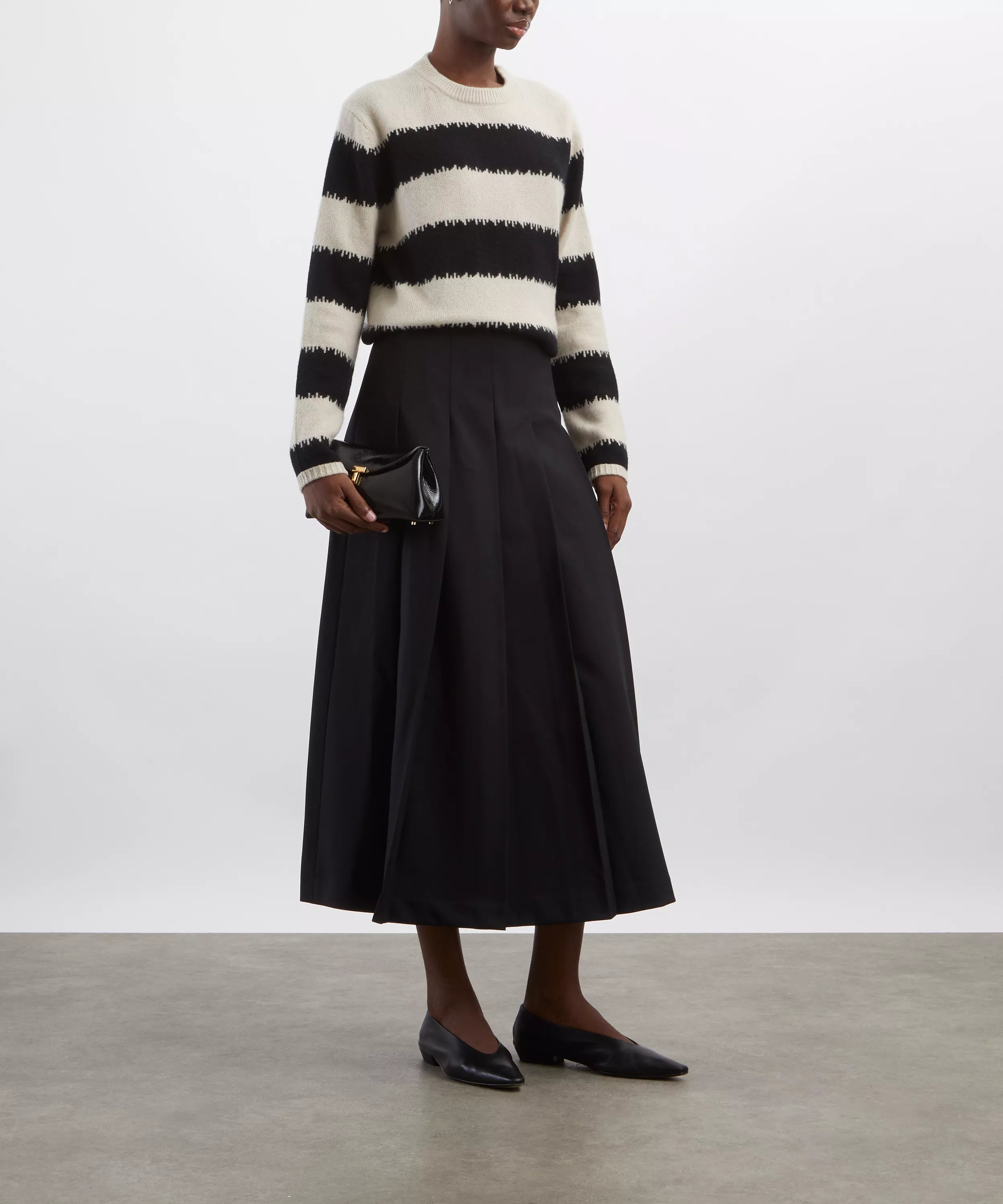 Jumper 1234 Broken Stripe Cashmere Jumper