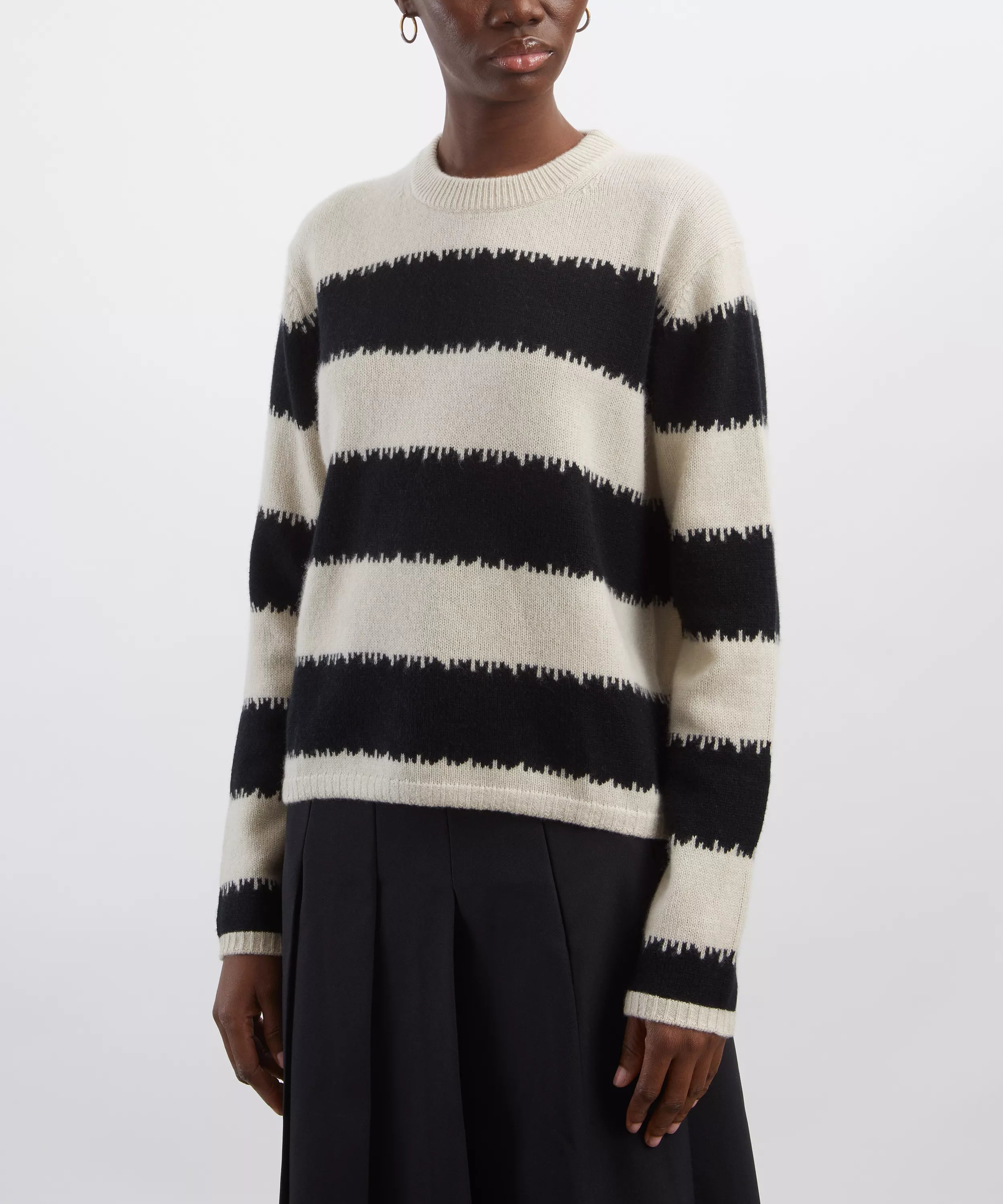 Jumper 1234 Broken Stripe Cashmere Jumper