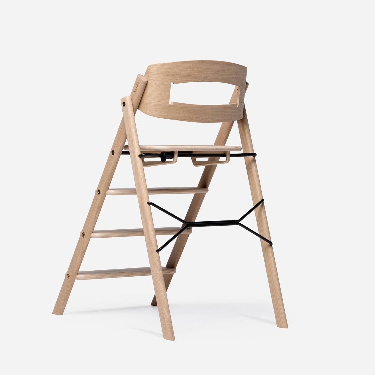 Kaos Klapp Oak High Chair
