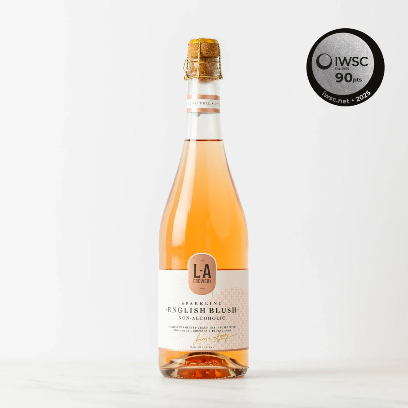 L.A Brewery Sparkling Non-Alcoholic English Blush
