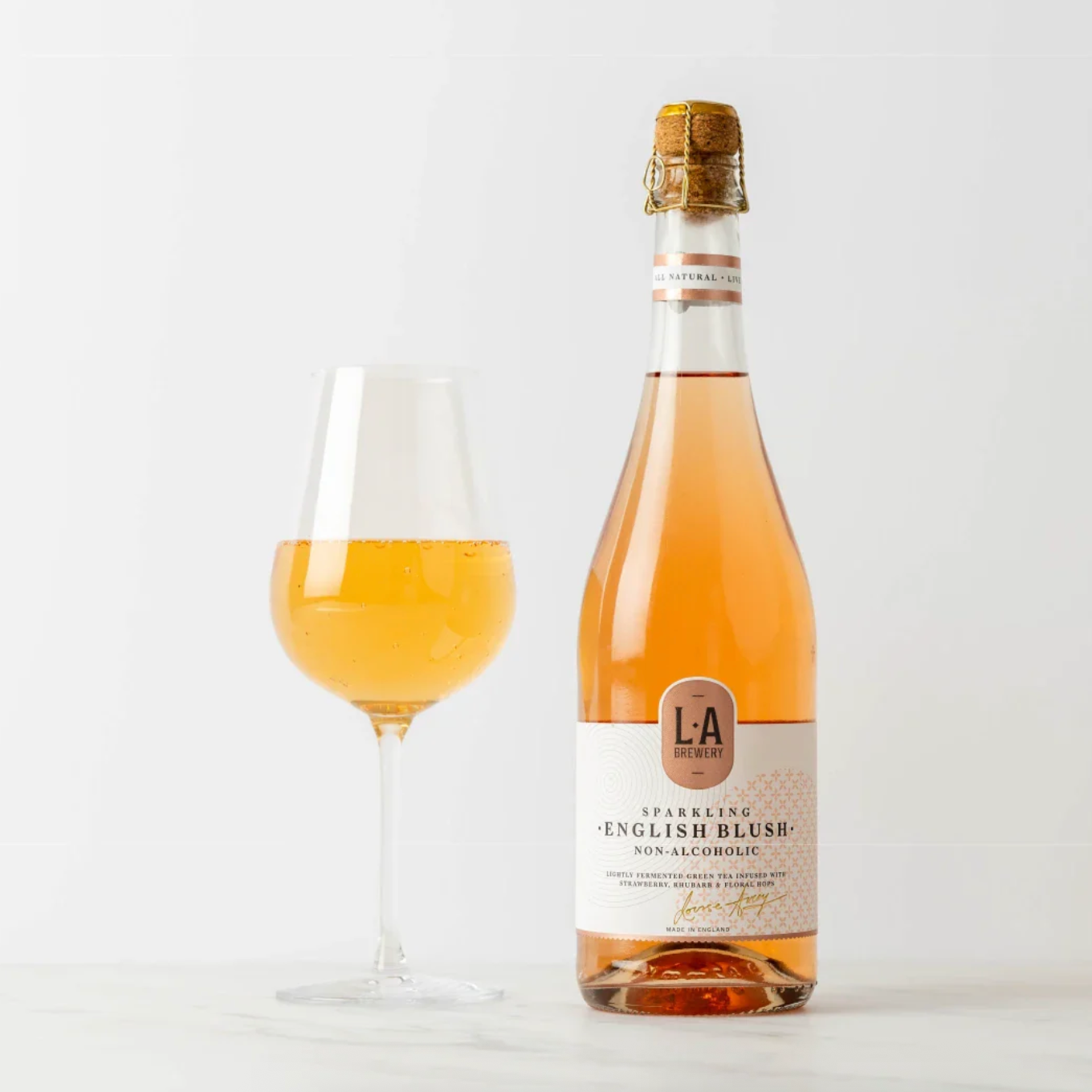 L.A Brewery Sparkling Non-Alcoholic English Blush
