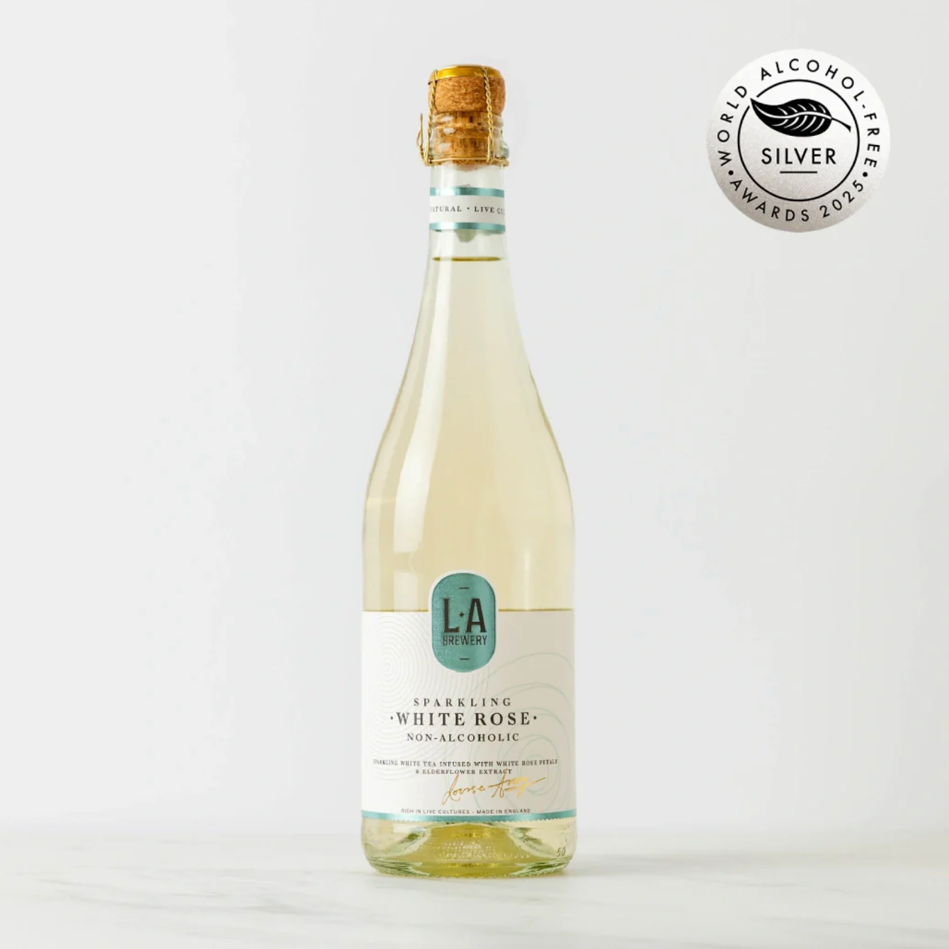 L.A Brewery Sparkling Non-Alcoholic White Rose