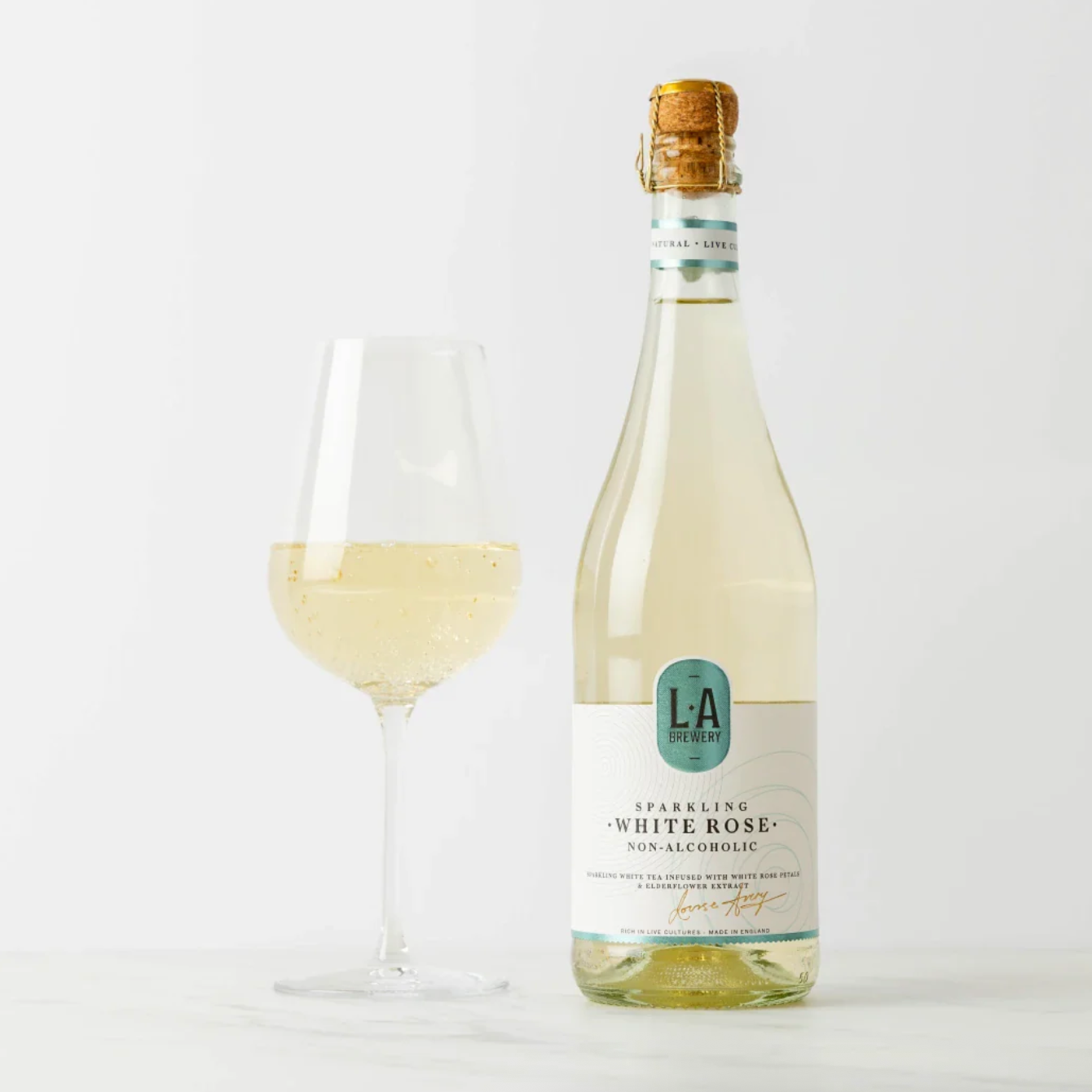 L.A Brewery Sparkling Non-Alcoholic White Rose