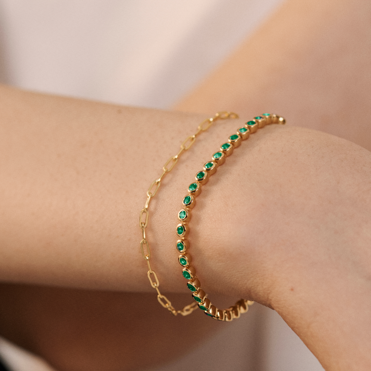 Monica Vinader Gemstone Essential Tennis Bracelet