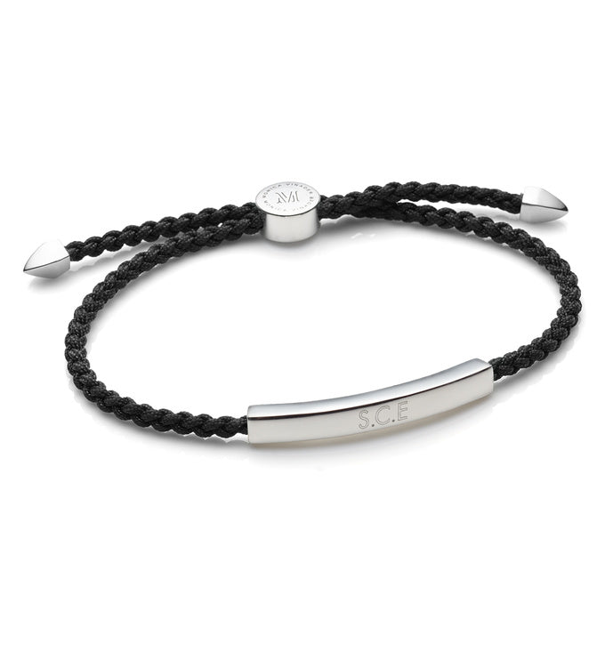 Monica Vinader Linear Men's Friendship Bracelet - Main Image