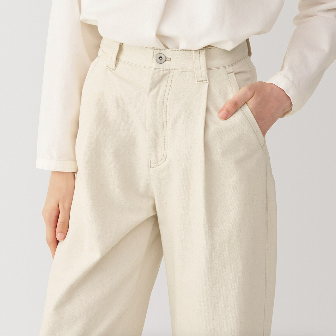 Muji Women's Washi Blend Trousers
