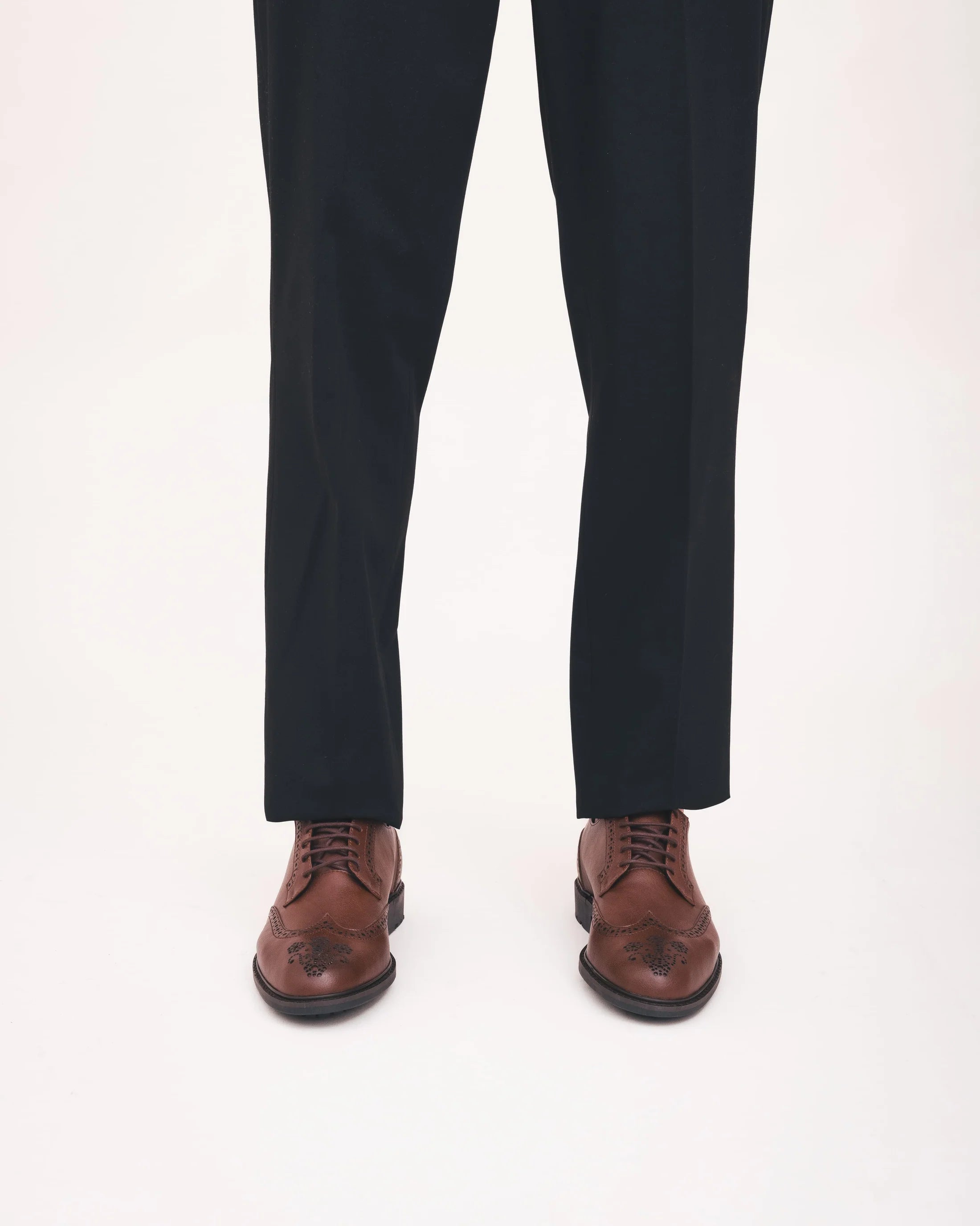 NAE Vegan Gael Brown Derby Shoes