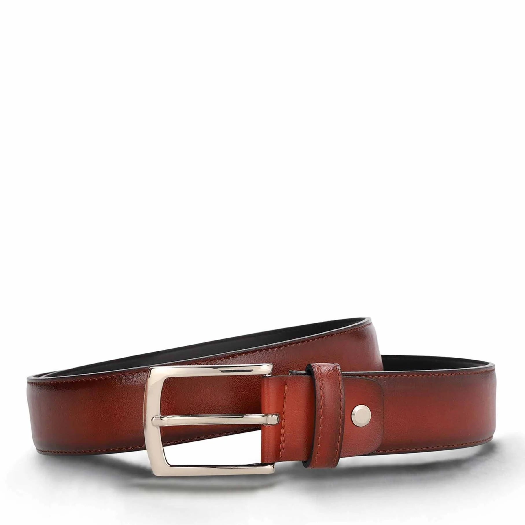 NAE Vegan Men's AppleSkin Vegan Belt Manresa Brown