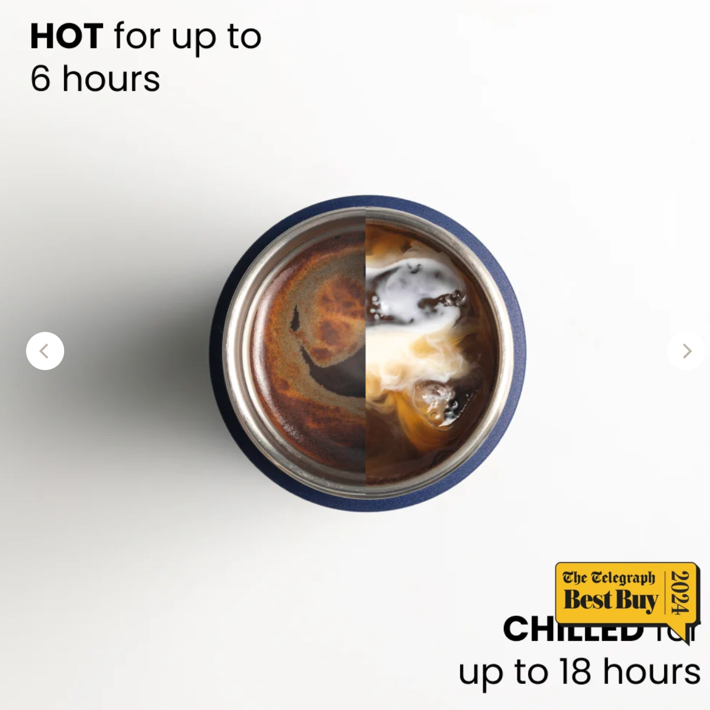 Ocean Bottle Brew Flask Sand Stone 350ml