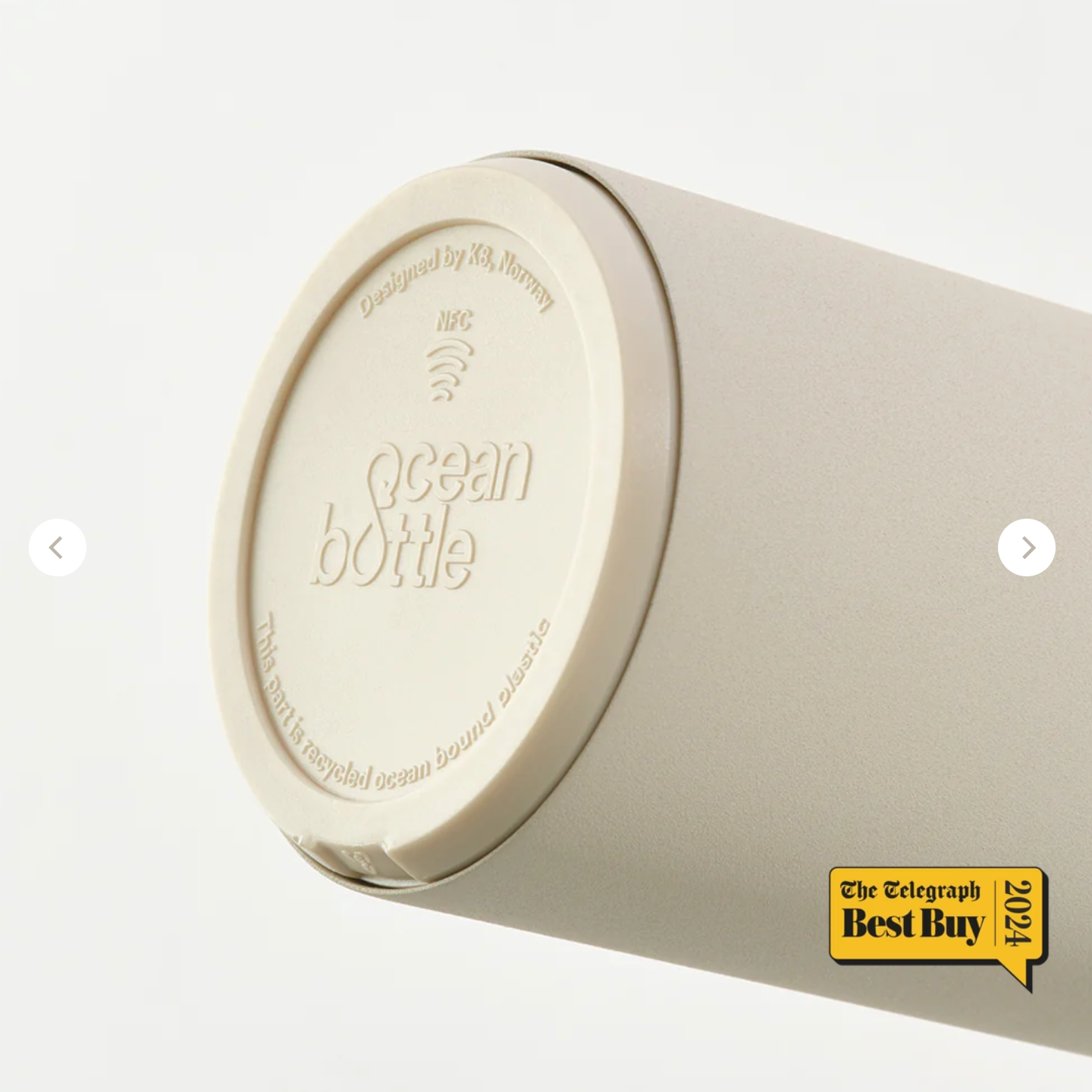 Ocean Bottle Brew Flask Sand Stone 350ml