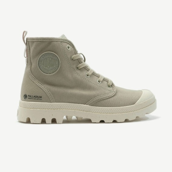 Palladium Pampa Hi Zip Organic in Eucalyptus