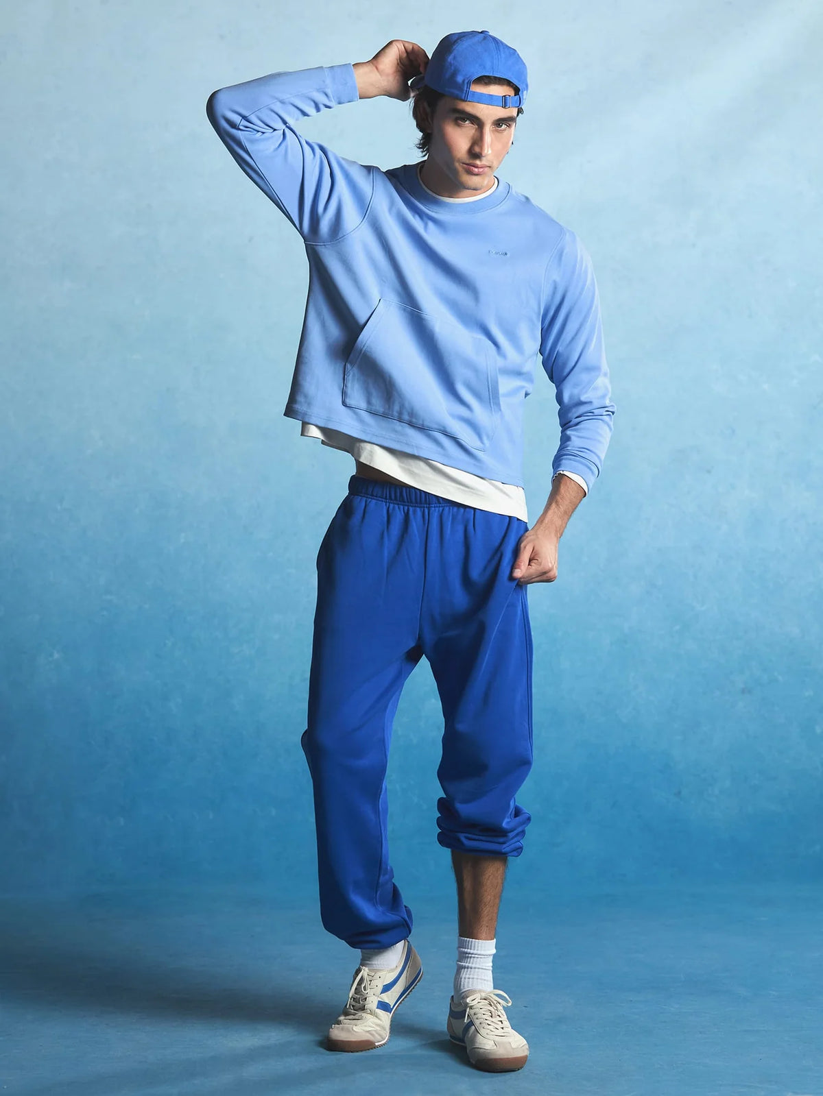 Pangaia Mens Double Jersey Sweatshirt - Lucid Sky