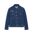 Pangaia Mens Mid Wash Nettle Denim Jacket