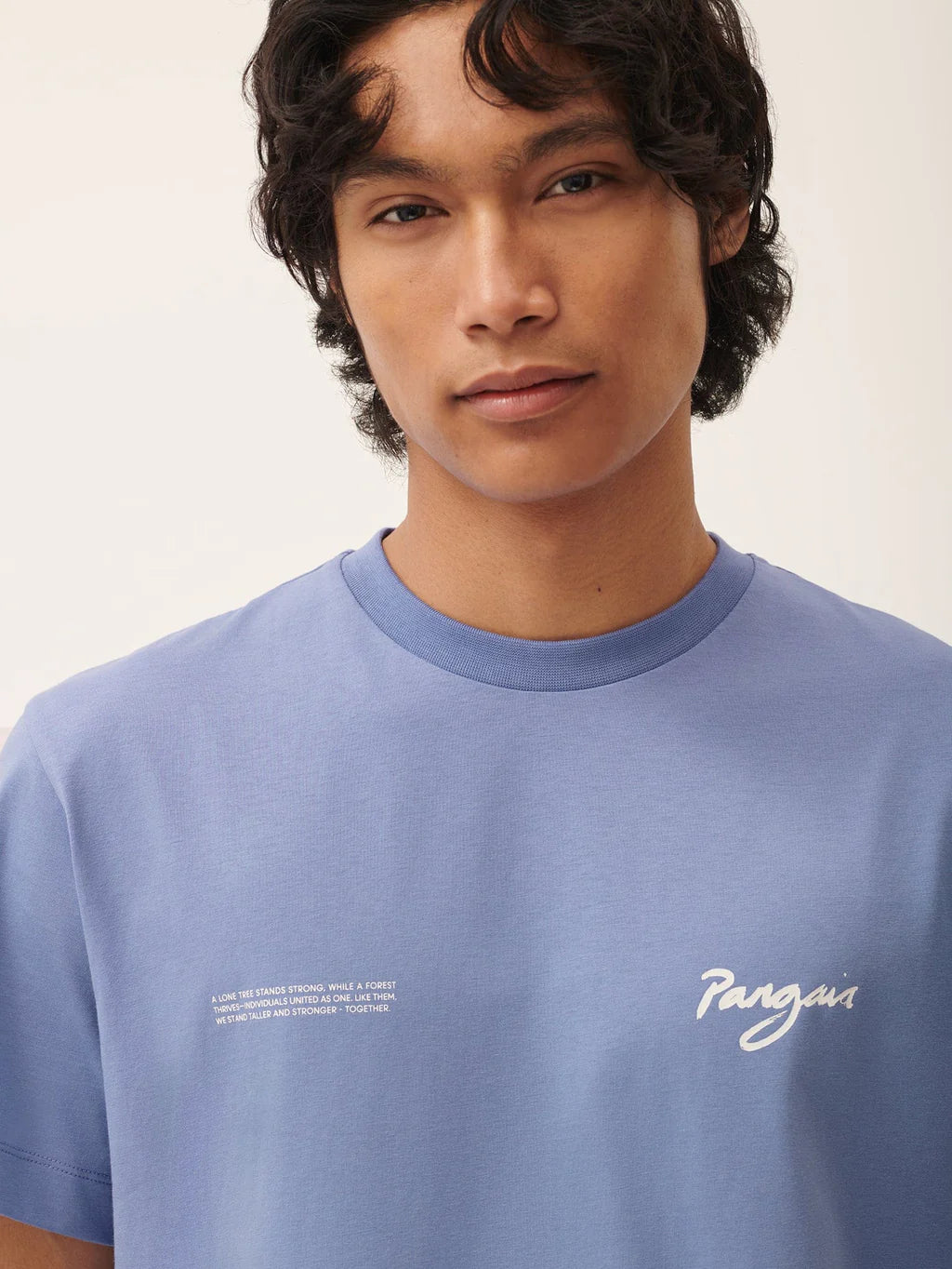 Pangaia Mens One Forest Graphic T-Shirt - Aster Purple