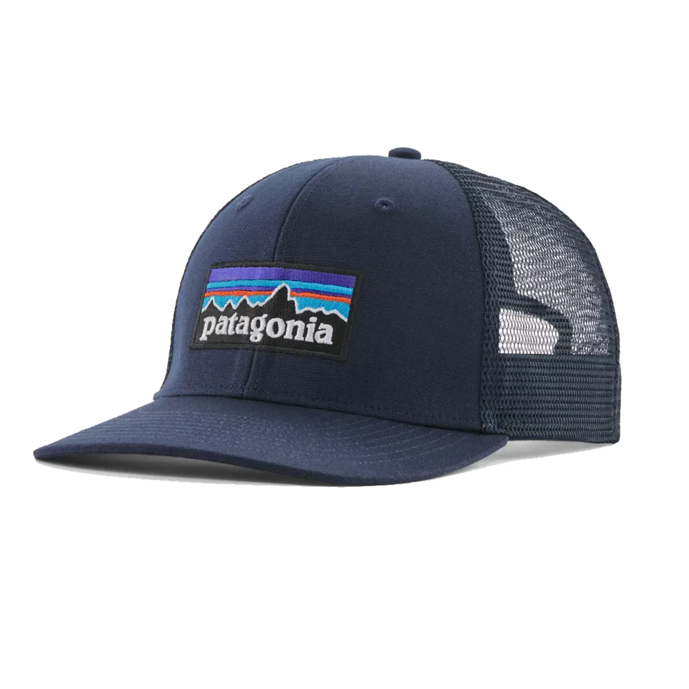 Patagonia P-6 Logo LoPro Trucker Hat Navy